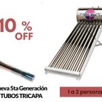 Cuántas personas se pueden bañar con un calentador solar de 10 tubos
