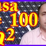 Cuántas placas solares necesito para un piso de 100m2