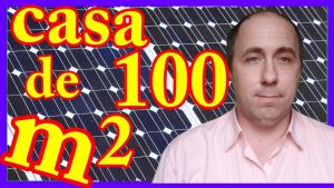 Cuántas placas solares necesito para un piso de 100m2