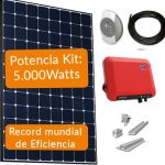 Cuántos paneles necesito para un inversor de 5000 watts