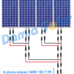 Qué es mejor conectar placas solares en serie o en paralelo